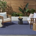 thumbnail image 4 of Nourison Horizon Indoor/Outdoor 8' x 10' Navy Modern Rug, 4 of 10