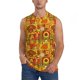thumbnail image 1 of Fotbe Thanksgiving Day Men's Camiseta sin Mangas Estampada para Hombres, Playera Casual para Gimnasio, Entrenamiento, Playa-X-Large, 1 of 7