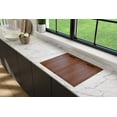 thumbnail image 2 of BOCCHI 2320 0007 Wooden Cutting Board for Baveno w/ Handle - Sapele Mahogany, 2 of 5