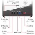 thumbnail image 3 of Maquina De Fuego Profesional Crazy Pyro Dmx Steelpro, 3 of 6