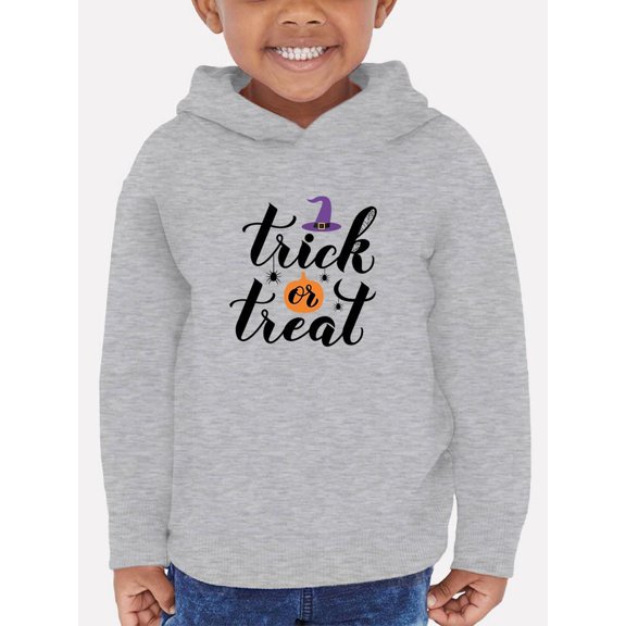 Trick Or Treat Pumpkin And Hat Hoodie Toddler -Image by Shutterstock, 5 Toddler