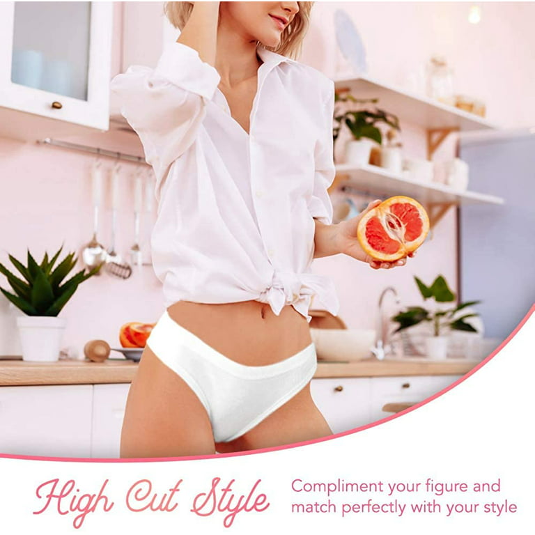 Womens Bikini Panties Seamless Underwear - 12 Multi Pack - Comfy Cotton,  Pinch Free (Extra Large)