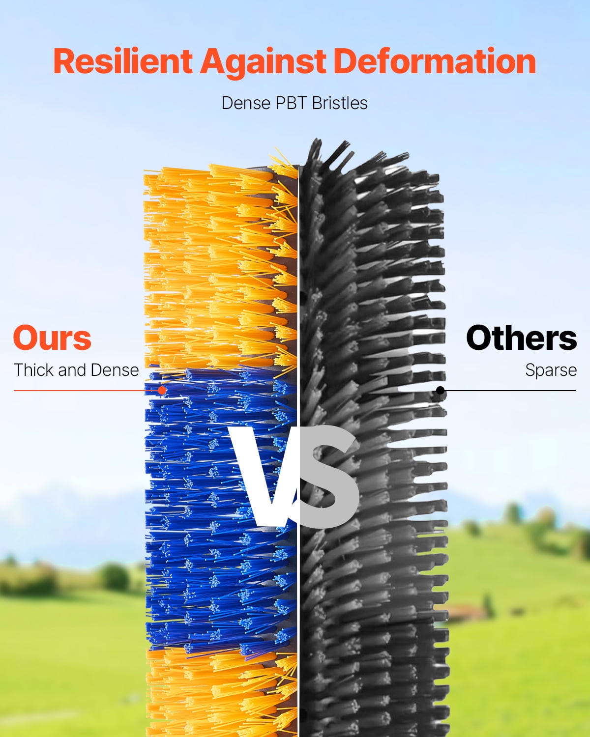 KFFKFF Animal Grooming Brushes Outdoor – 7.5 in, 11.02 lbs, Blue (004 Pack)