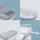 thumbnail image 2 of Entrenador Para Ir Al Baño Para Bebés Con Sonido De Descarga Xtellar Color Gris, 2 of 3