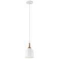 thumbnail image 1 of Kichler 43682WH Danika 100W 1 Light Mini Pendant, White, 1 of 1