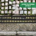thumbnail image 4 of HAMPPLIES Drain Grates Outdoor Black High Molecular PE Material Outdoor Use 1Pack, 4 of 7