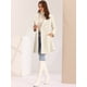 thumbnail image 5 of Abrigo Elegante para Mujer Allegra K con Solapa Largo con Cinturón Invierno Albaricoque Claro S, 5 of 6