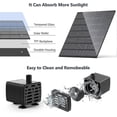 thumbnail image 2 of 2024 Solar Fountain Outdoor With 6 Nozzles Diy Design For Pond Garden_Perfect Gift, 2 of 3