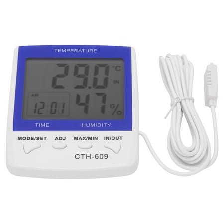 

Temperature Humidity Meter Multi Function Wall Mounted Thermometer Hygrometer For Home For Indoor For Greenhouse For Farm