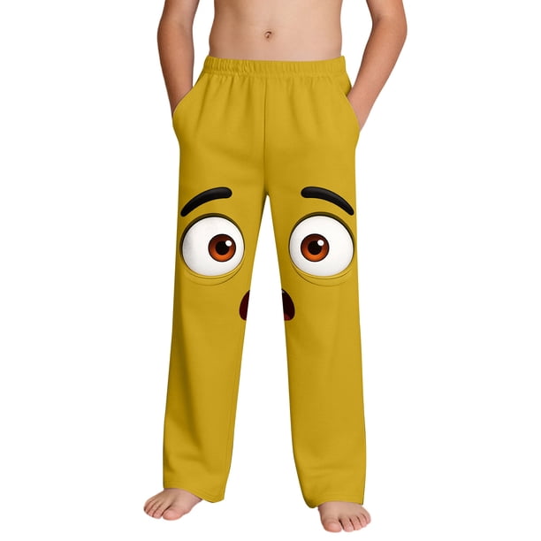 Niños Pantalones Niñas con Bolsillos para el Uso Casual de la Playa, Pantalones de Moda Impresos para Niñas Pequeñas