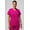 HIBISCUS, variant on Women's Vital Scrub Top, 1-Pocket V-Neck - MotionTech Fabric, 4-Way Stretch, Wrinkle-Resist, Anti-Shrink, Chest Pocket, Semi-Slim Fit (Sizes Vary)