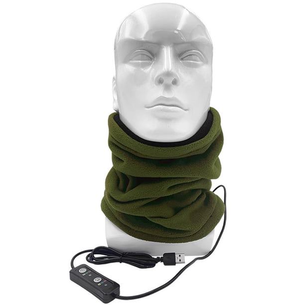 Ounissouiy Bufanda calentada eléctrica Calor USB Calor eléctrico Abrigo para el cuello Chal a prueba de viento Bufanda de punto de invierno Suministros térmicos No.2 Ounissouiy HA046621-02