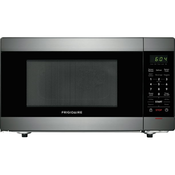 Frigidaire 1.4 cu. ft. Countertop Microwave Oven Black Stainless Steel