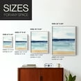 thumbnail image 4 of Watercolor Ocean Horizon I Framed Print in White Solid Wood 11 x 14 Framed Print, 4 of 6