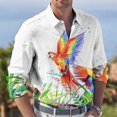 thumbnail image 1 of Camisa abotonada de moda para hombre, camiseta de manga larga con estampado floral de cerveza de verano en HD, camiseta para hombre, lujosa, cómoda, suave, material de calidad, 1 of 6