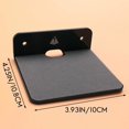 thumbnail image 5 of Wall shelf speaker stand, small wall shelf speaker mount (black), 5 of 5