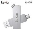 thumbnail image 1 of Lexar Lexar JumpDrive D30c USB 3.1 Dual Interface Flash Drive 128GB, High-Speed Type-C & Type-A for Phone, Tablet, and Computer Storage, 1 of 6