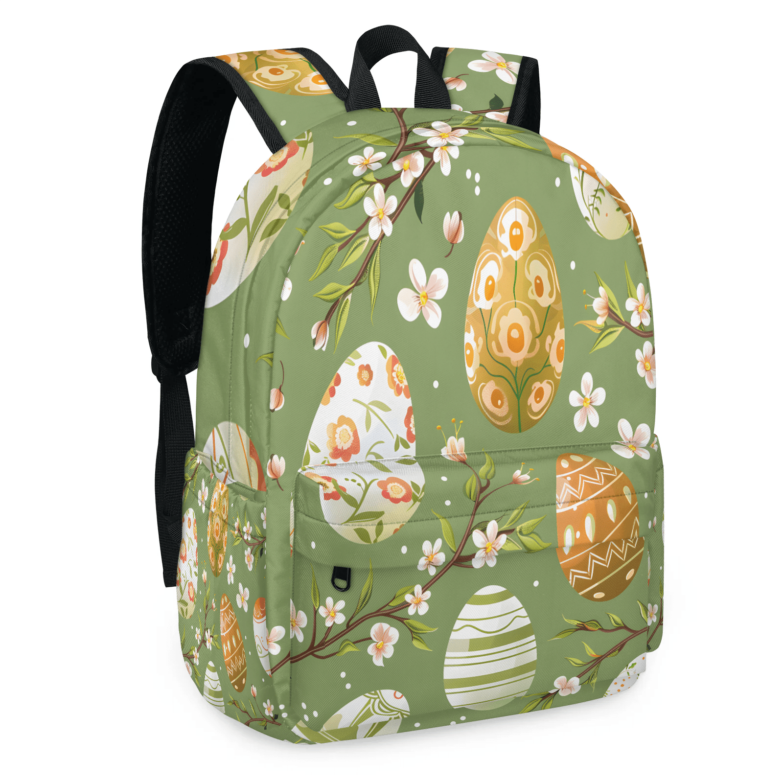 Herdesigns Easter Eggs Backpack for Men Women, Lightweight Laptop Backpack 16.3 Inch Cute Casual Daypack for Travel Work Commuter