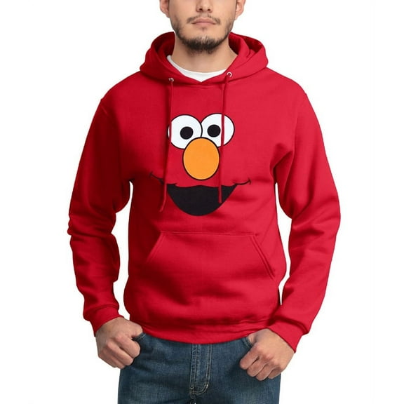 Sesame Street Elmo Face Adult Hoodie