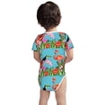 thumbnail image 6 of Rocae Tropical Jungle Flamingo for Baby Climbing Clothes Soft Baby Romper for Active Infants Comfortable and Breathable Crawling Jumpsuit Unisex Baby Outfit 12 Months, 6 of 8