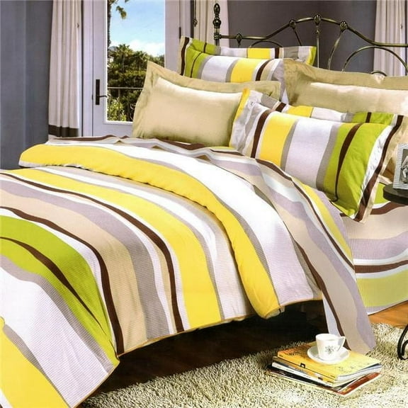 YG10-2-CFR01-2 Springtime - Luxury 5 Pieces Comforter Set Combo 300GSM - Full Size