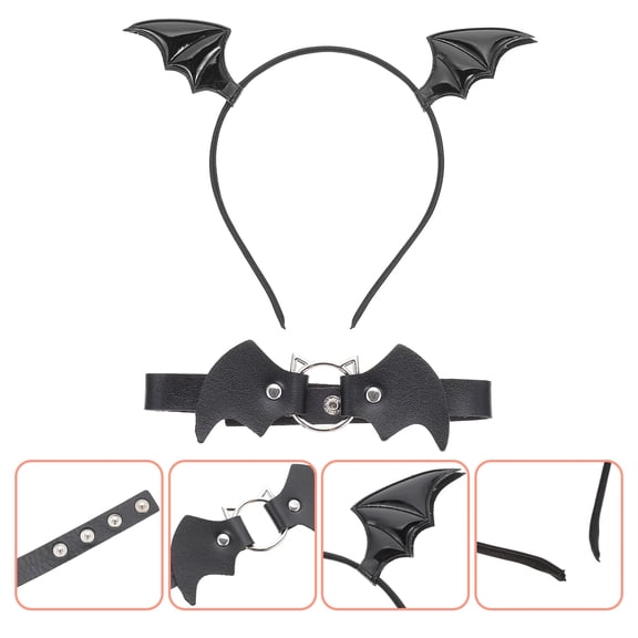 FOMIYES 1 Set Bat Wing Headband, Comfortable Costume Headpiece, Hair Hoop Party Cosplay Hair Accessory Decor