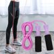 thumbnail image 2 of Cuerda de saltar ajustable de alambre de acero con asas de espuma para entrenamiento deportivo y de gimnasio para niños, 2 of 8