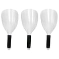 thumbnail image 1 of 3 Pcs Barber Salon Face Shield, Plastic Hairdressing Haircut Face Mask, Reusable Hairspray Shield, 1 of 5