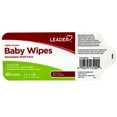 thumbnail image 2 of Leader Baby Wipes, Resealable Refill Pack, 7.1” x 7.9” (17.8 cm x 20.1 cm), Lightly Scented, 80 Count, 2 of 3