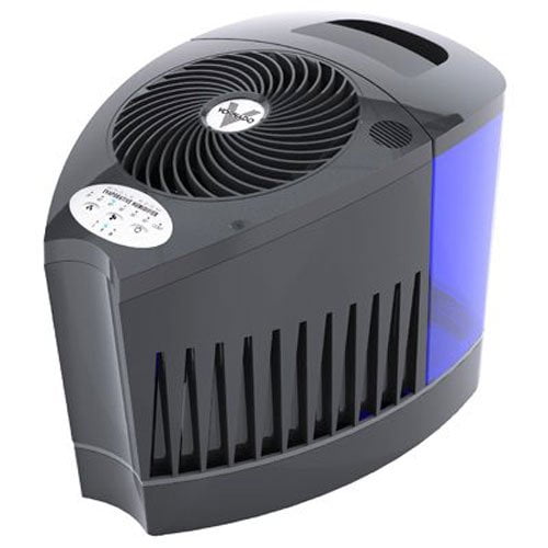 vornado evap3 whole room evaporative humidifier, black