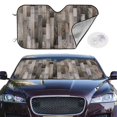 thumbnail image 4 of Goofa Wooden Texture Printed Car Windshield Sunshade,Foldable Reflective Sun Visor,UV Protection Heat Blocker Sunshade,Car Cooling Accessory-, 4 of 7