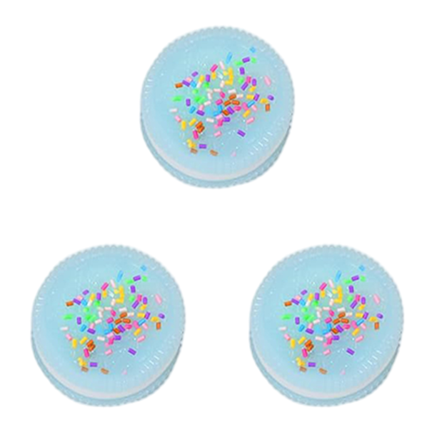 Juguete para Apretar Galletas Simuladas Antiestrés Aliviar El Estrés () Azul