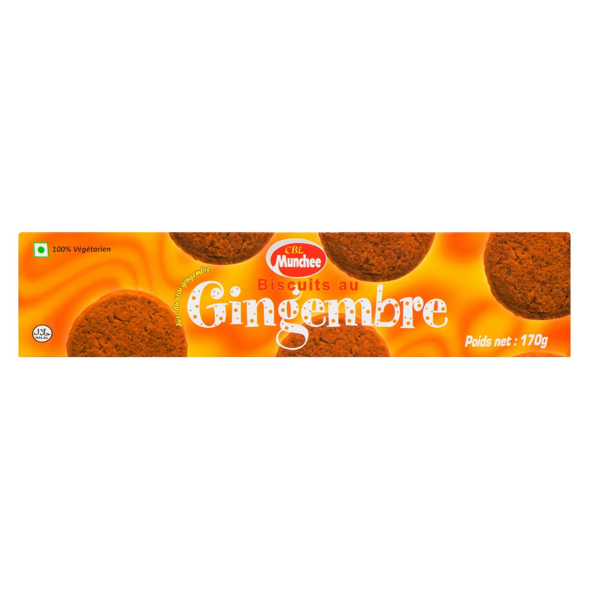 Biscuits de gingembre Munchee, 170g Boîte Biscuits de gingembre Munchee, 170g Boîte