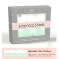 thumbnail image 3 of OptimaBaby 2PCS Pack Woodland Green Arrow Fitted Crib Sheets, 3 of 5