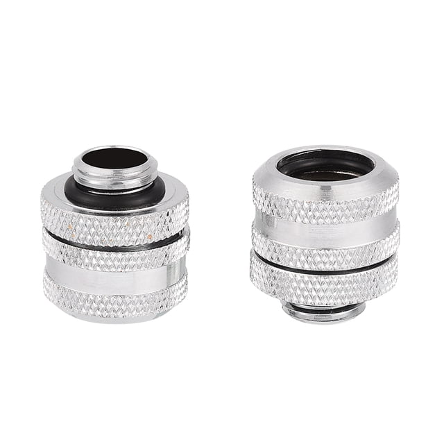 Raccord de Compression de Tube Rigide, 2pcs G1/4 Raccord de Compression en Laiton Raccord de Compression Haut de la Ligne