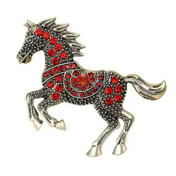 Unique Horse Brooch Animal Horse Brooches Lapel Pin Casual Party Accessories for Daily Wear, New Year