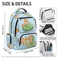 thumbnail image 5 of Garronmavis Capybara Turtle Girls Backpack Multi-Pocket School Bag Adjustable Shoulder Straps 17 inch Book Bag for 10-12T Primary School Students Daily Use, 5 of 8
