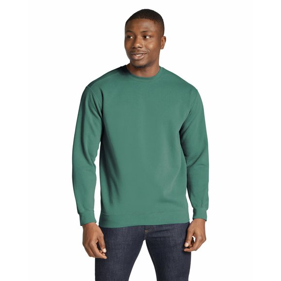 Comfort Colors Adult Crewneck Sweatshirt, Style G1566, Blue Spruce, Medium