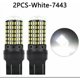thumbnail image 5 of uds T20 W21w 7443led Canbus bombillas Led para coche luz de giro de freno blanco 3, 5 of 5