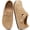 Apricot, variant on Women's Loafers Slip-On Shoes Suede Casual Flats with Adjustable Strap