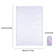thumbnail image 7 of MOPOOR 10 PCS Thick White Plastic Film Woven Bag Flooding Sandbag Protection Packaging 15x24in,Heavy Duty Sand Bags with Tie Strings Empty Woven Polypropylene Sand-Bags for Flood Control, 7 of 7