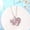 Pink, variant on HCBY Mother's Day Pink Heart Butterfly Necklace, Two-tone Inlaid Crystal Pendant for Mom, Sentimental Adjustable Chain Jewelry Gift, Elegant Birthday Present for Mother Grandma Her