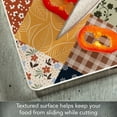 thumbnail image 6 of CounterArt Vintage Patchwork Tempered Glass Cutting Board 10" by 8", 6 of 7