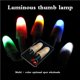 thumbnail image 3 of Ounissouiy Luz LED fantásticas herramientas de broma Mini lámpara pulgares luces coloridas lámparas de rendimiento brillo papel aislante Iluminación navideña, 3 of 6