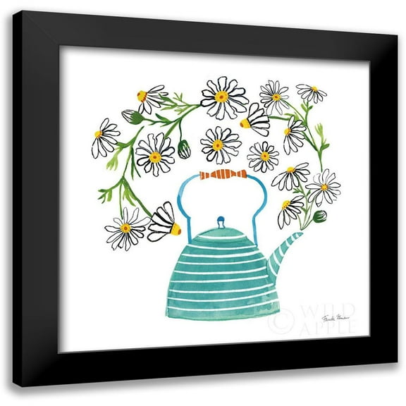 Zaman, Farida 12x12 Black Modern Framed Museum Art Print Titled - Organic Tea I