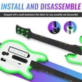 thumbnail image 3 of Wireless Game Guitar, Quick Response Colorful Buttons Guitar Game Controller Touch Sensitive Neck Slider  for, 3 of 7