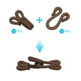 thumbnail image 3 of Sewing Hooks and Eye, 12pack Polyester Covered Hooks and Eyes Closure for Clothing(Brown, 27mm Length), 3 of 6