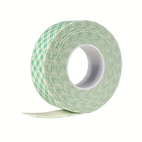 1Roll (1.0" x 177" ) Double Sided Foam Tape, Heavy Duty Mounting 3MM Self-Adhesive Mounting Tape Indoor  Waterproof for Walls, Doors, Wood, Metals, Glass, Papers