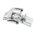 thumbnail image 2 of Stainless Steel Deployment Butterfly Buckle Clasp For Men Women Wrist Watch Strap 18mm, 2 of 7