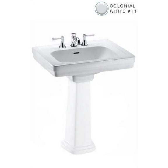 Toto Lt530 Promenade 27-1/2" Pedestal Bathroom Sink - White